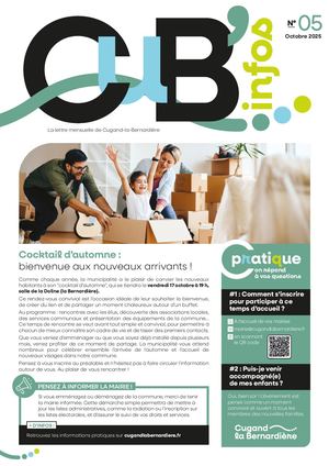 Lettre municipale Cub'Info #5 Cugand-la-Bernardière - oct 2025