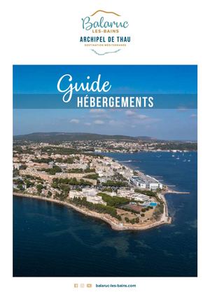 Guide Hébergements 2025 | Balaruc-les-Bains