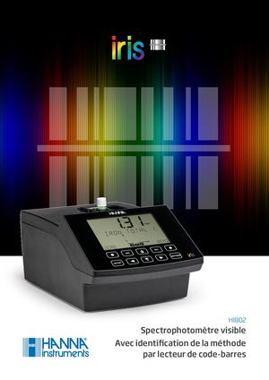 Spectrophotomètre HI802 Iris