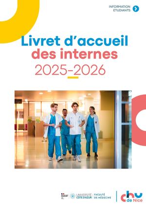 Livret Des Internes 2025 2026