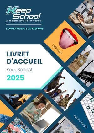 KeepSchool Livret Accueil Stagiaire