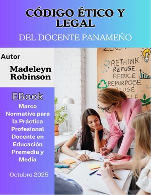 Ebook Madeleyn Código ÉTico Y Legal Del Docente Panameño