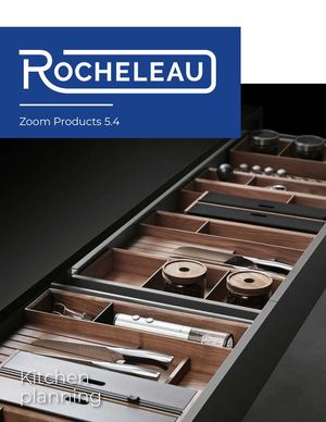 Brochure Zoom Products 5.4: Kitchen planning