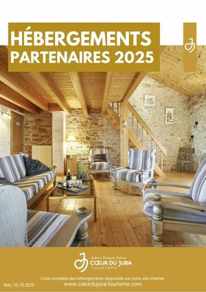 Guide Hébergements Arbois Poligny Salins Coeur du Jura