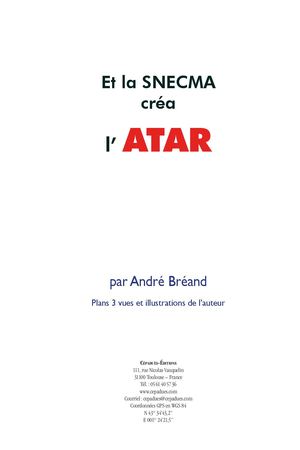 Extrait 2228 Et la SNECMA créa l’ATAR