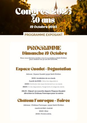 Sans Hotel Programme Exposant Congrès 2025