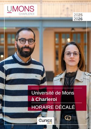 Campus Charleroi HORAIRE DECALE 2025-2026