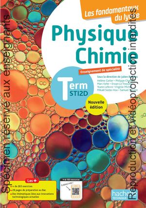 Physique-Chimie Terminale STI2D (manuel) - Éd. 2025