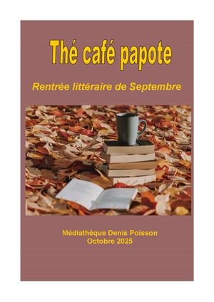 Thé Café Papote Octobre 2025