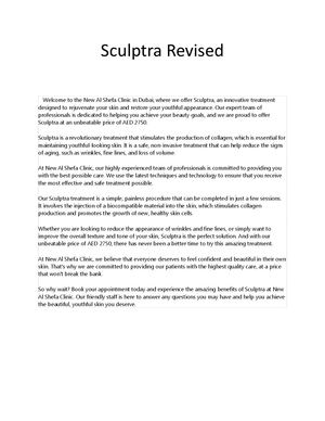 Sculptra in Dubai
