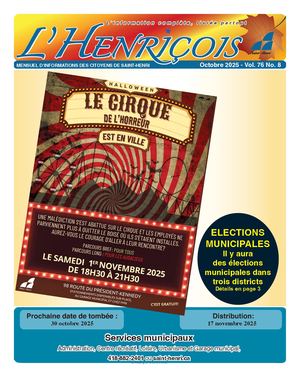 Henriçois Octobre 2025