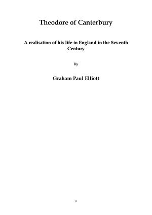 Theodore Of Canterbury