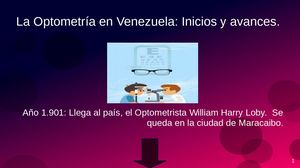 La Optometría En Venezuela (Linea De Tiempo)