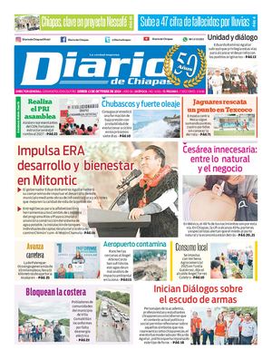 Portada, Lunes 13 De Octubre De 2025