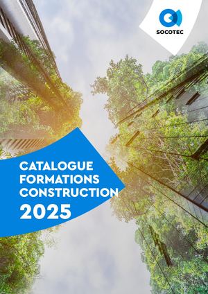 Catalogue Formation Construction SOCOTEC 2025
