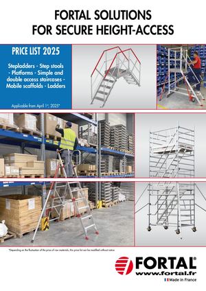 Price List 2025 Ladders Stepladders Stepstools