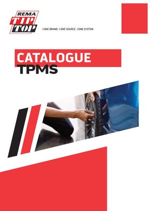 Catalogue REMA TIP TOP FRANCE - TPMS