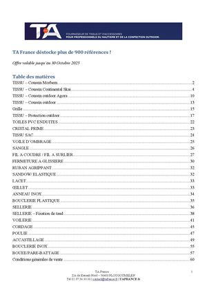 Ta France Déstockage 2025