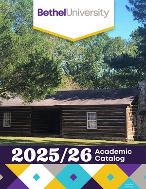Bethel University Catalog 2025 2026