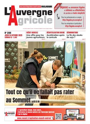 Auvergne Agricole N°3144