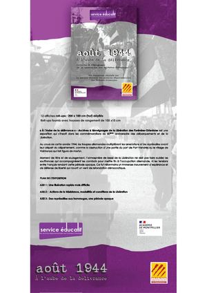 Expo Août 1944. La Libération des P.O
