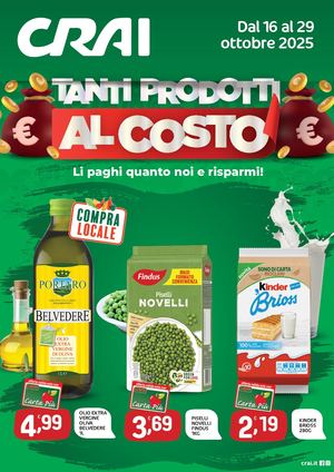 Volantino Crai Regina dal 16 al 29 ottobre