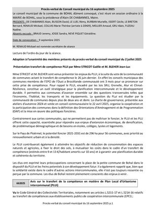 Compte Rendu De Conseil Du 16 09 2025