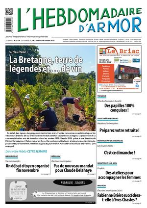 L'Hebdomadaire d'Armor n°3718 du samedi 18 octobre 2025