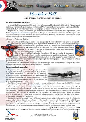 1945 10 16 Groupes Lourds