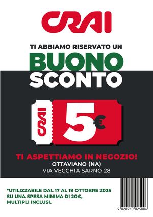 Buono Sconto Crai Ottaviano