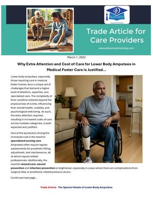 Calaméo - Trade Article Special Services For Amputees In Medical Foster ...