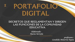 Portafolio De Decretos