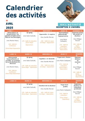 Luchon Calendrier Activites