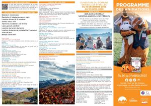 Programme Animations Automne 2025
