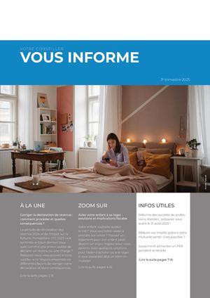 Newsletter 3e Trimestre 2025