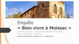 Enquête Pour Bien Vivre à Moissac Ucm
