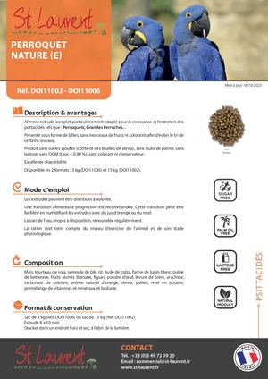 DOI11002 - FT Saint Laurent Grain Ailes Sans Fruits