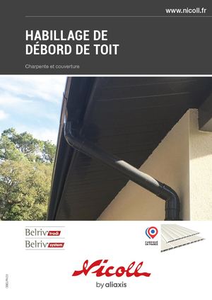 Habillage de débord de toit - BELRIV®