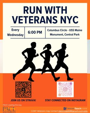 Baruch And Pace Run Team every Wednesday