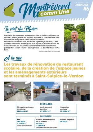 MONTRÉVERD MA COMMUNE #6 - Octobre 2025
