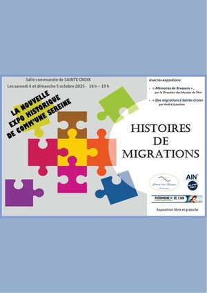 Expo Des Migrations à Sainte Croix Oct 2025