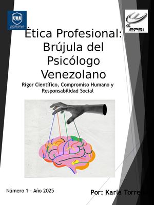 Revista De ÉTica Del Psicólogo