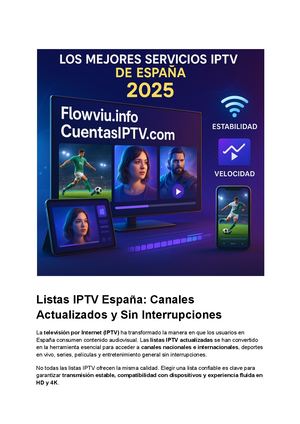 Listas Iptv España: Canales Actualizados Y Sin Interrupciones