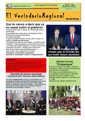 El Vecindario Octubre 2025 Quincenal