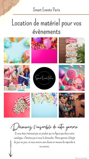 Catalogue Produits Smart Évents Paris 2025