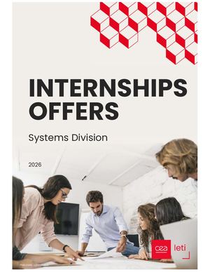 Internship Offers - Systems 2026