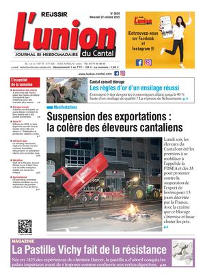 L'union Du Cantal N°3839