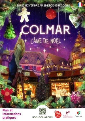 Plan des Marchés de Noel de Colmar  2025 FR