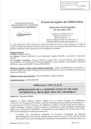 2025 10 20 01 Approbation De La Modification N°1 Du Spr