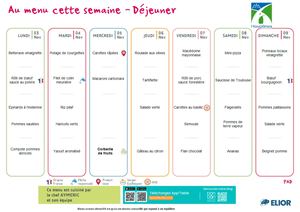 Menus séniors du 03 novembre au 04 janvier 2026